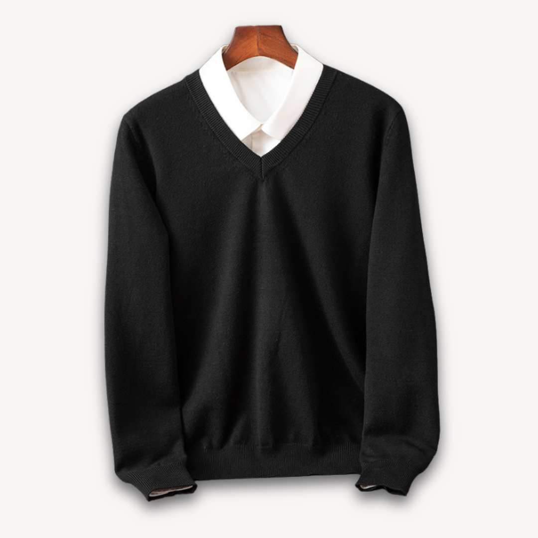 Men’s Valerio Cashmere V-Neck Sweater