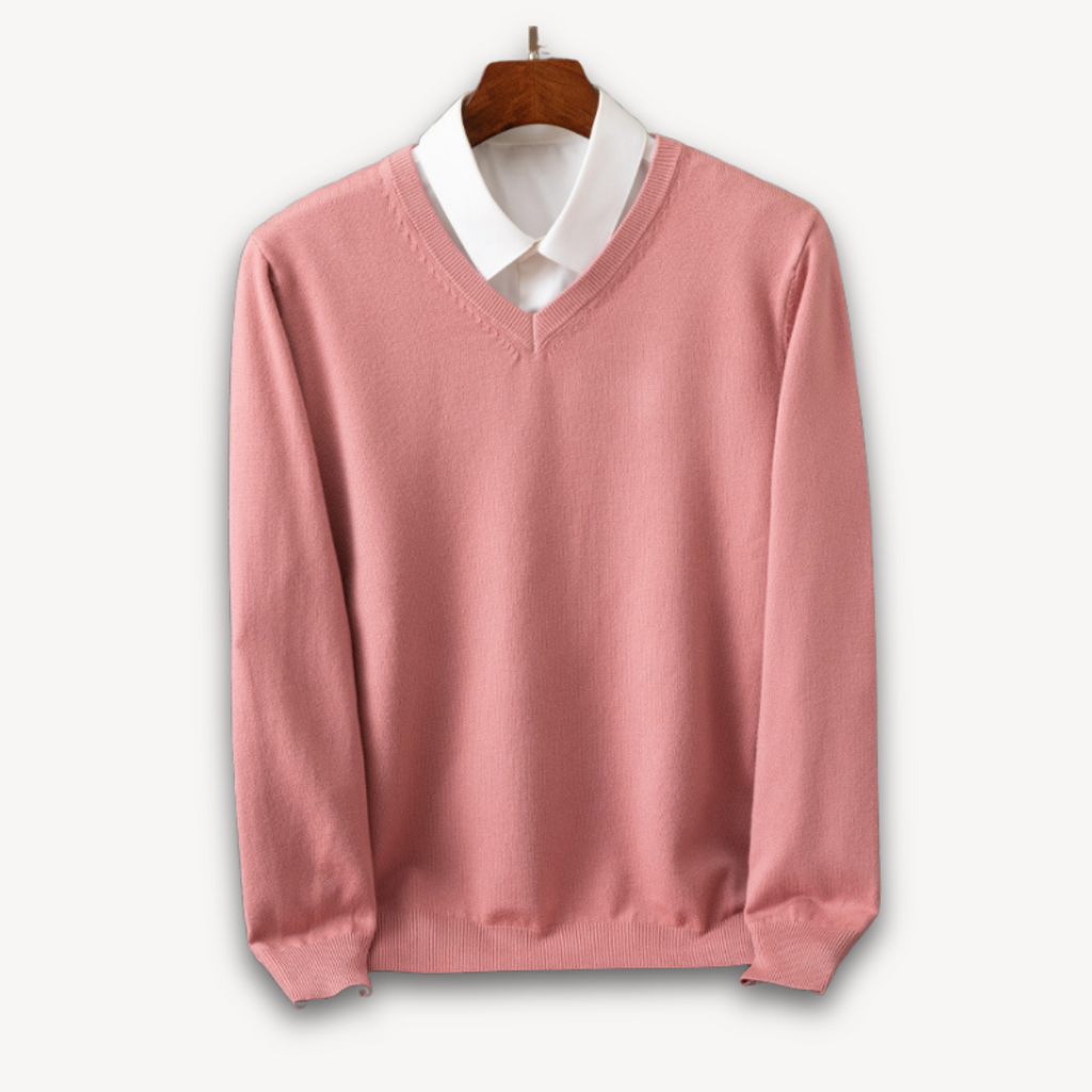 Men’s Valerio Cashmere V-Neck Sweater