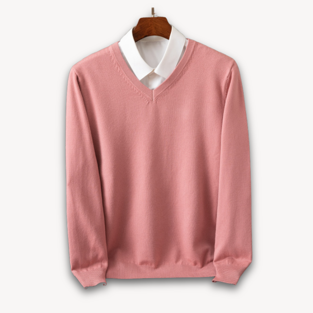 Men’s Valerio Cashmere V-Neck Sweater