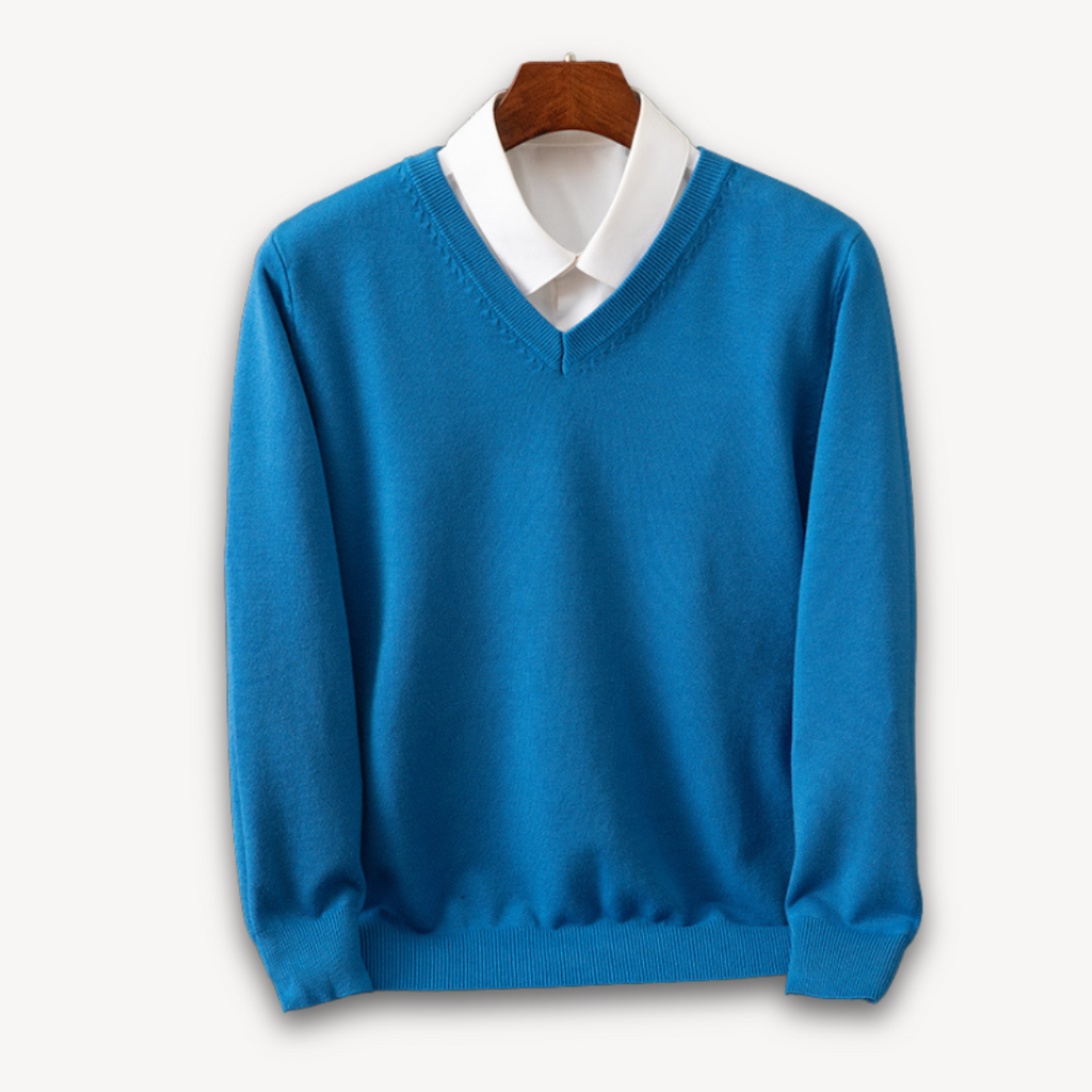 Men’s Valerio Cashmere V-Neck Sweater