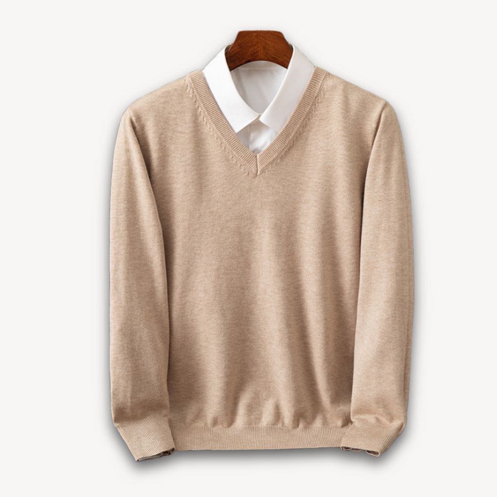 Men’s Valerio Cashmere V-Neck Sweater