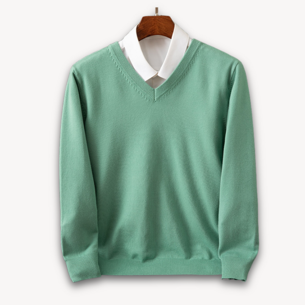 Men’s Valerio Cashmere V-Neck Sweater