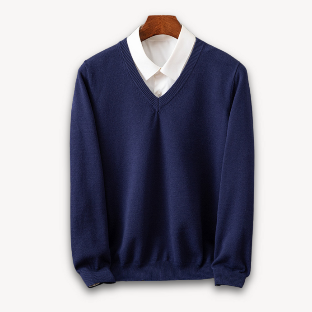 Men’s Valerio Cashmere V-Neck Sweater