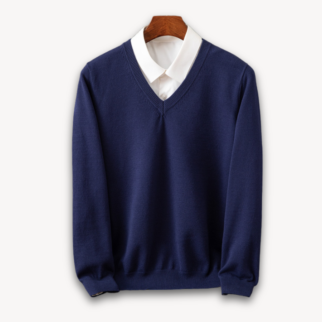 Men’s Valerio Cashmere V-Neck Sweater