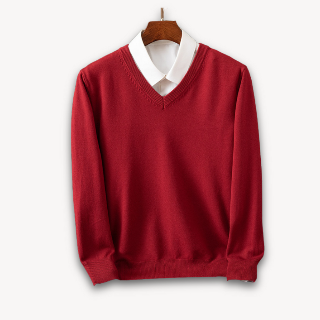 Men’s Valerio Cashmere V-Neck Sweater