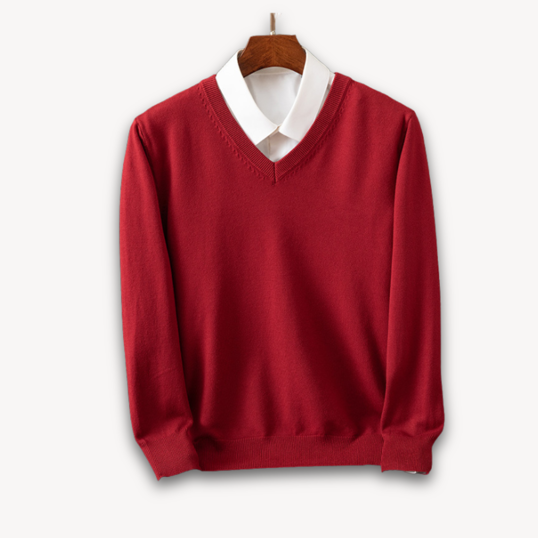 Men’s Valerio Cashmere V-Neck Sweater