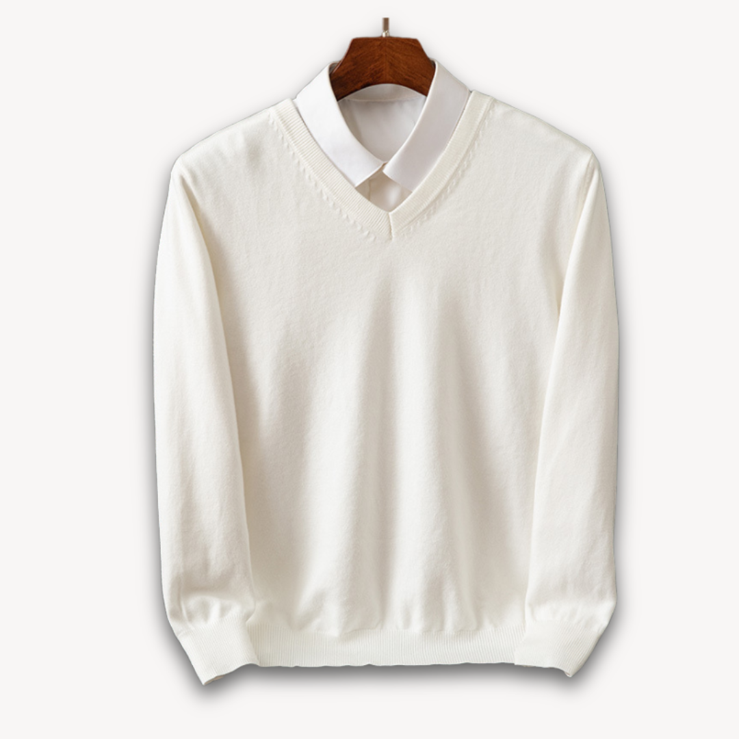 Men’s Valerio Cashmere V-Neck Sweater